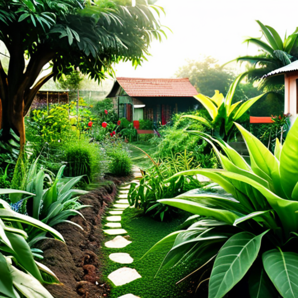 한의학 한약재 기초 지식 - Ayurvedic Herb Garden**

"A lush, vibrant Ayurvedic herb garden, overflowing with tulsi (holy basil)...