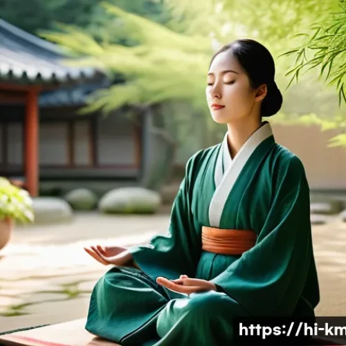 한의학과 자연 치료법 - **Prompt 1: Serene Hanbang Garden Retreat**
    "A tranquil, high-resolution image showcasing a youn...